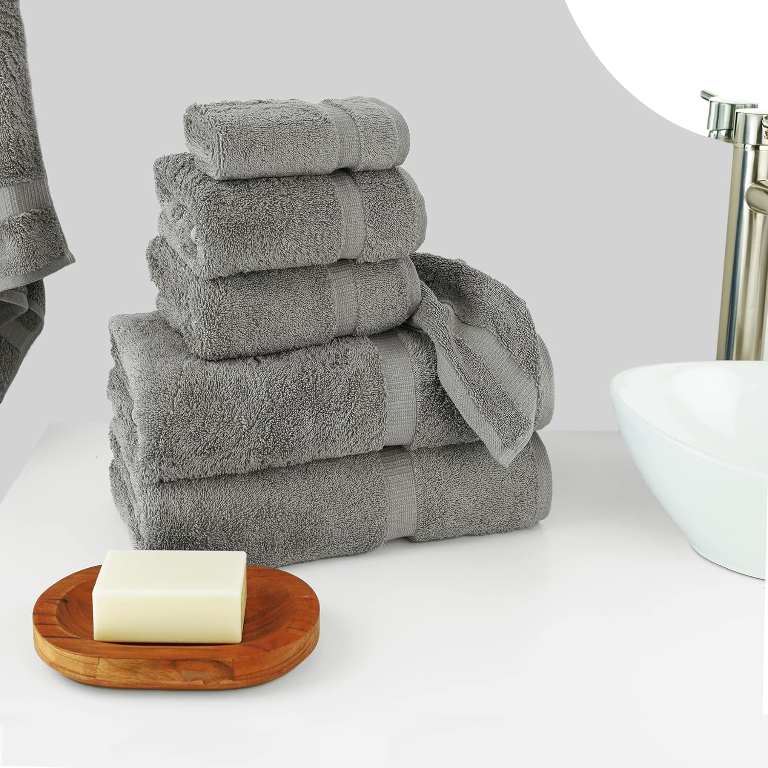 Luxury Turkish Cotton Towels Set