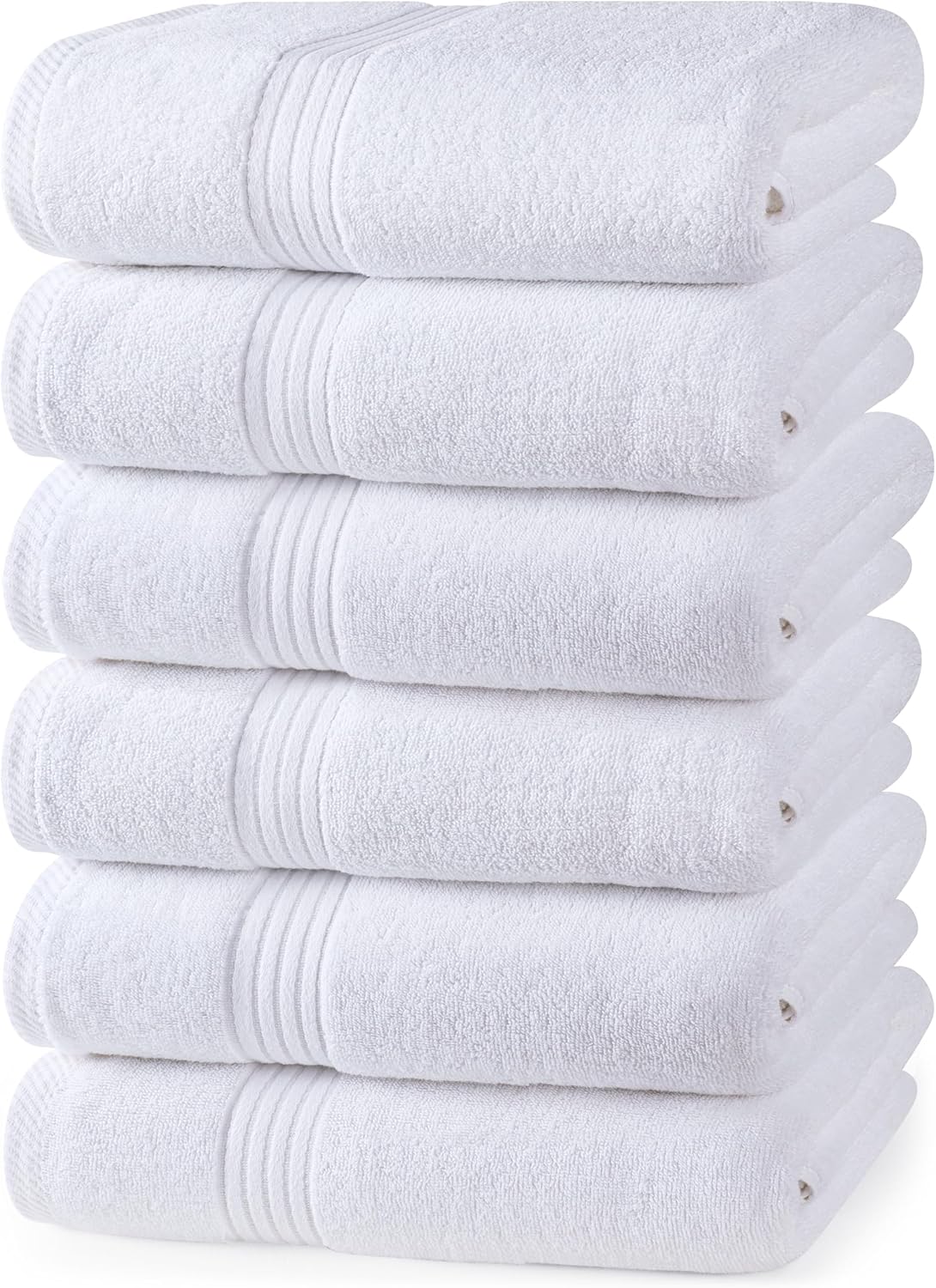 Utopia Towels 6-Piece Premium Hand Towels Set 16x28 inches