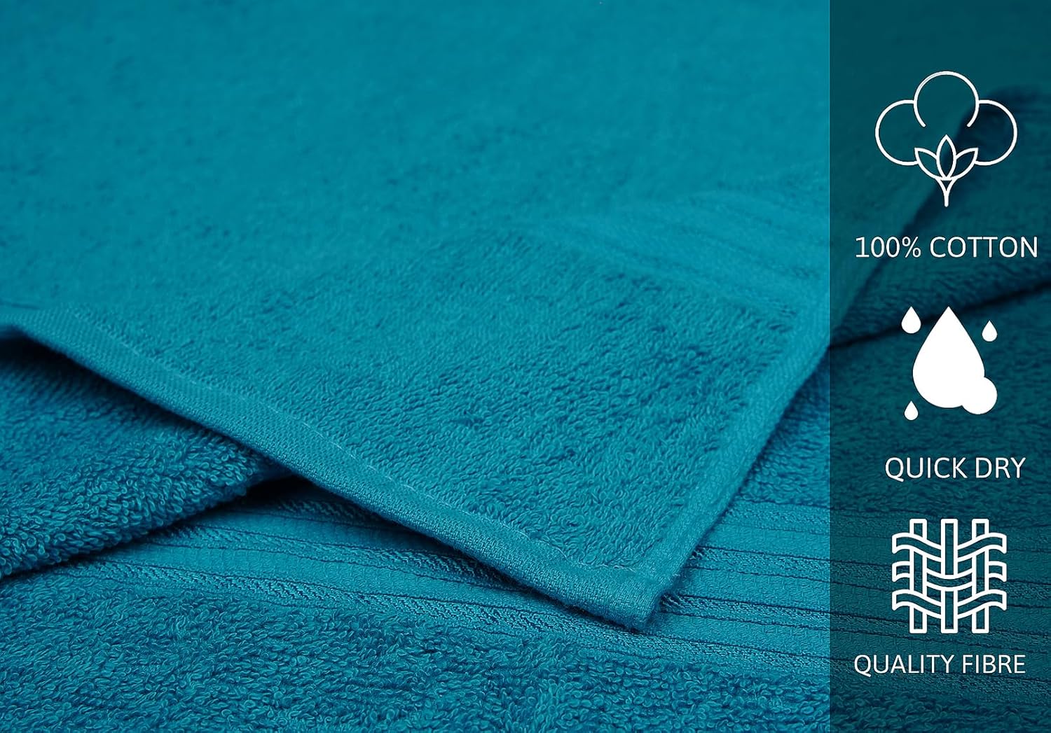 ZUPERIA Multicolor Bath Towels