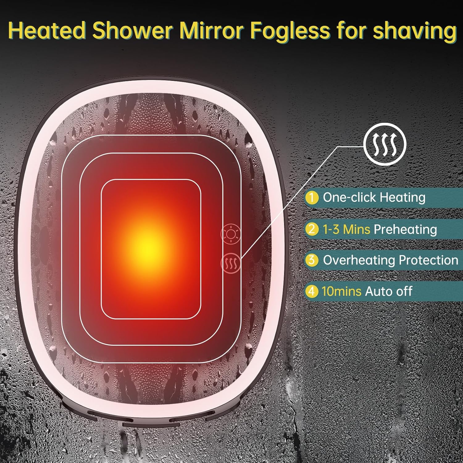 Heat-Free Showers with 3 Modes Stylish Design Easy to Install