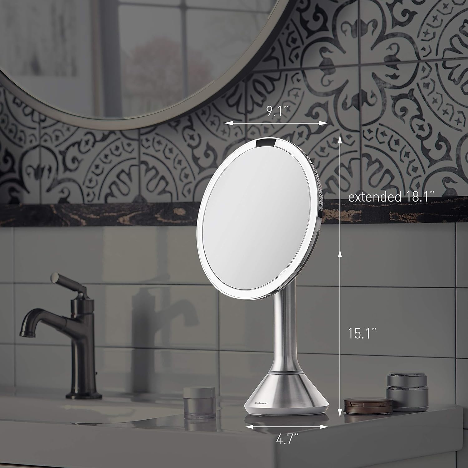 Simplehuman Sensor Mirror 5X Magnifying Makeup