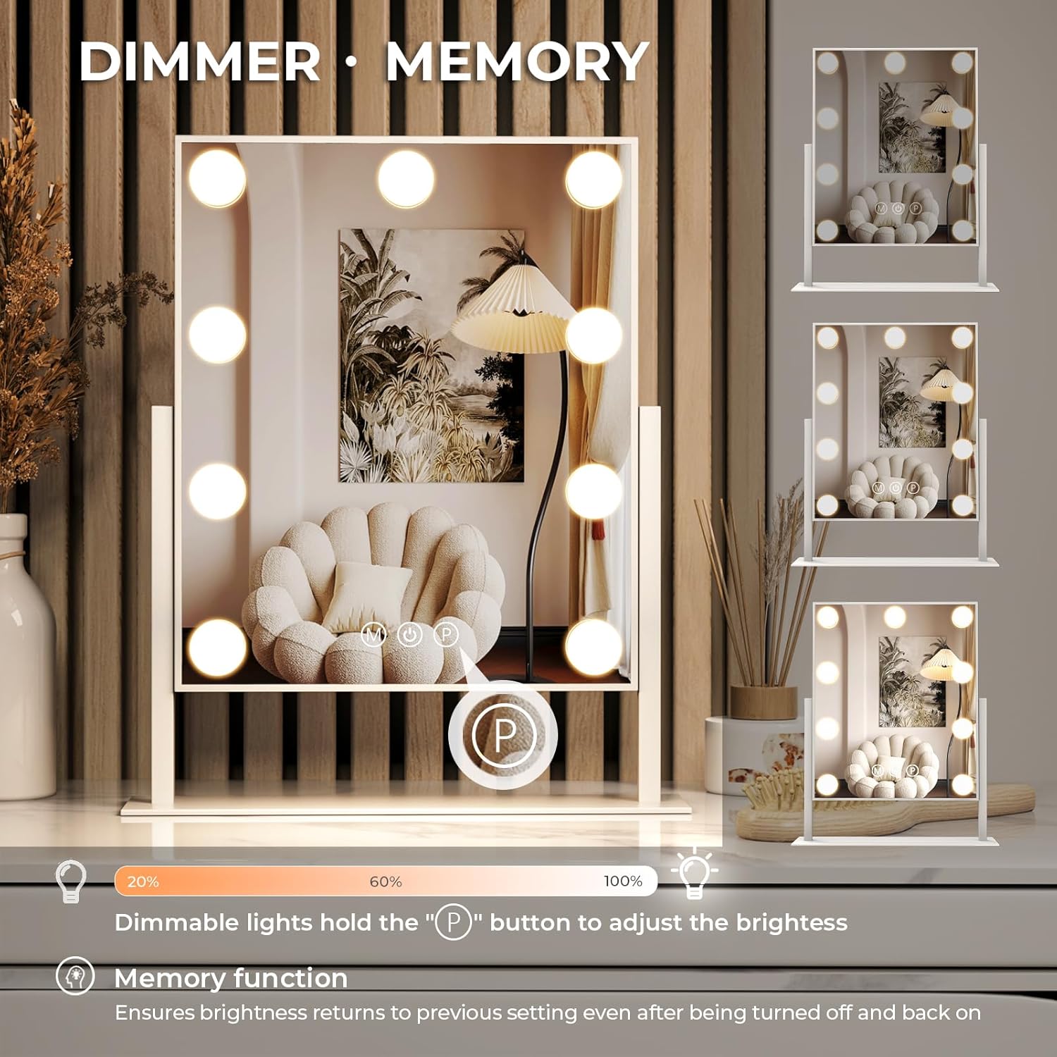 ZL ZELing Vanity Mirror with Lights