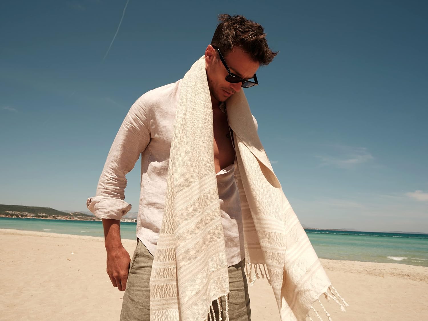 Smyrna Turkish Cotton Beach Towel