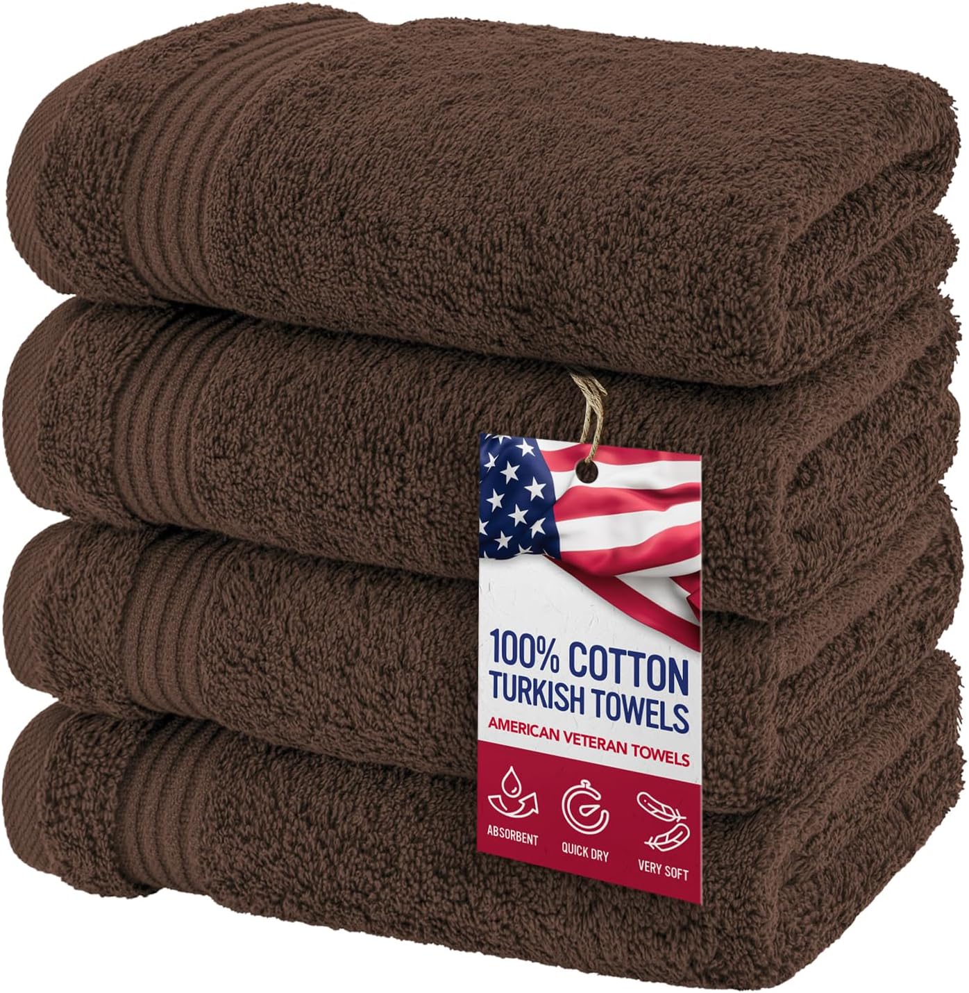 American Veteran Hand Towels Set