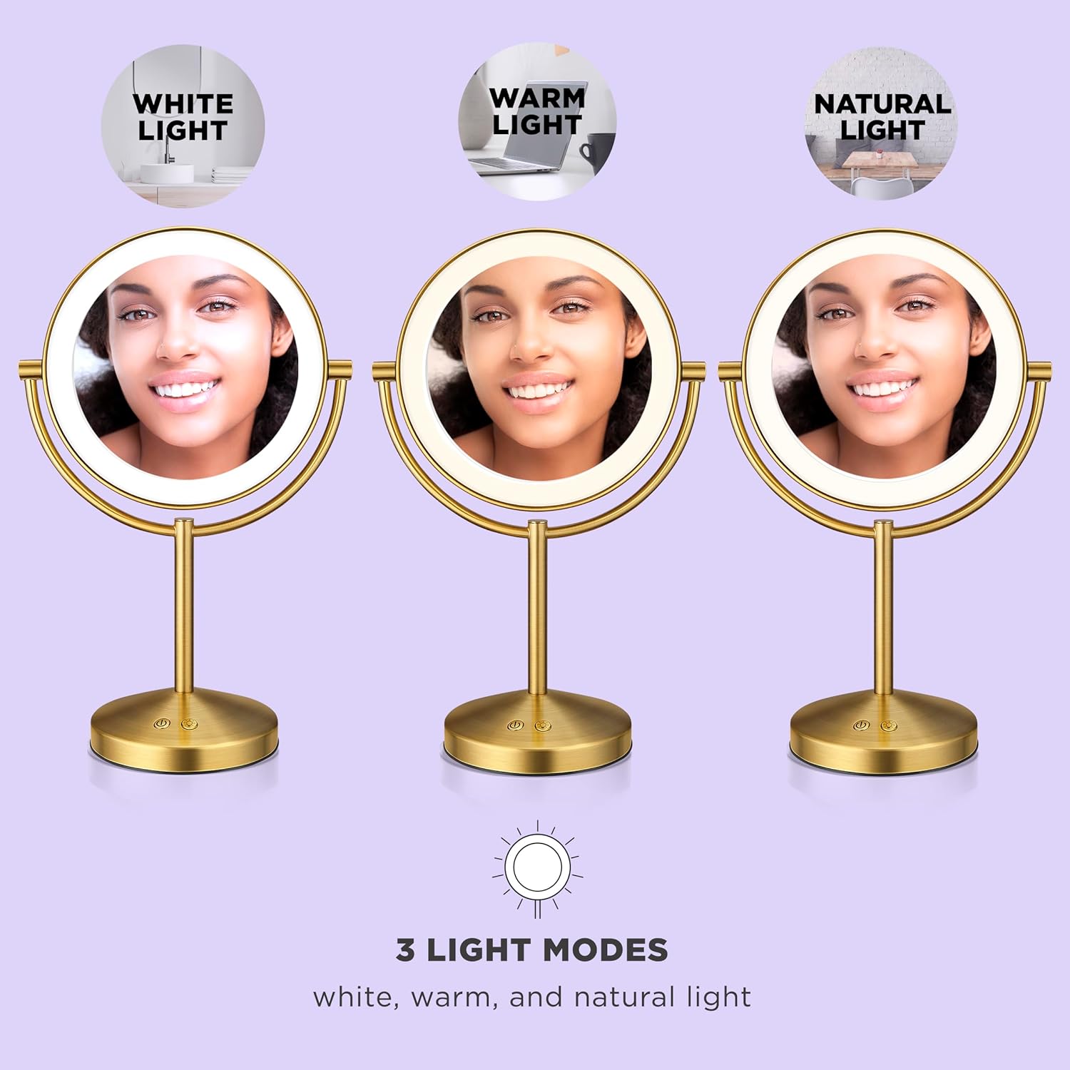 Precision Lighted Make-up Mirror