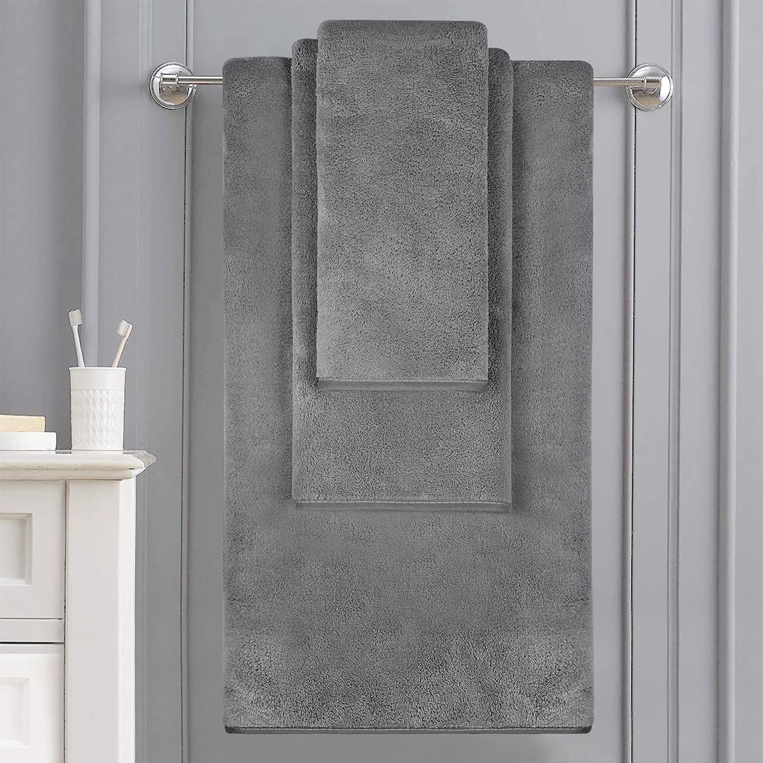 Eco-Friendly Microfiber Bath Towels Set