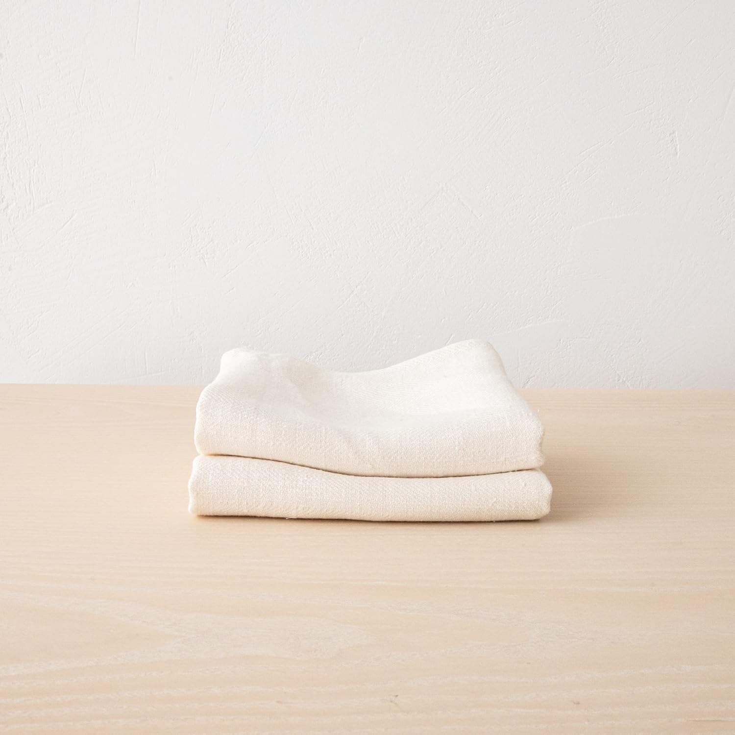 Serious Luxury Linen Towels Set - Luxury 13x20 inch Hand guest towels in Cream
