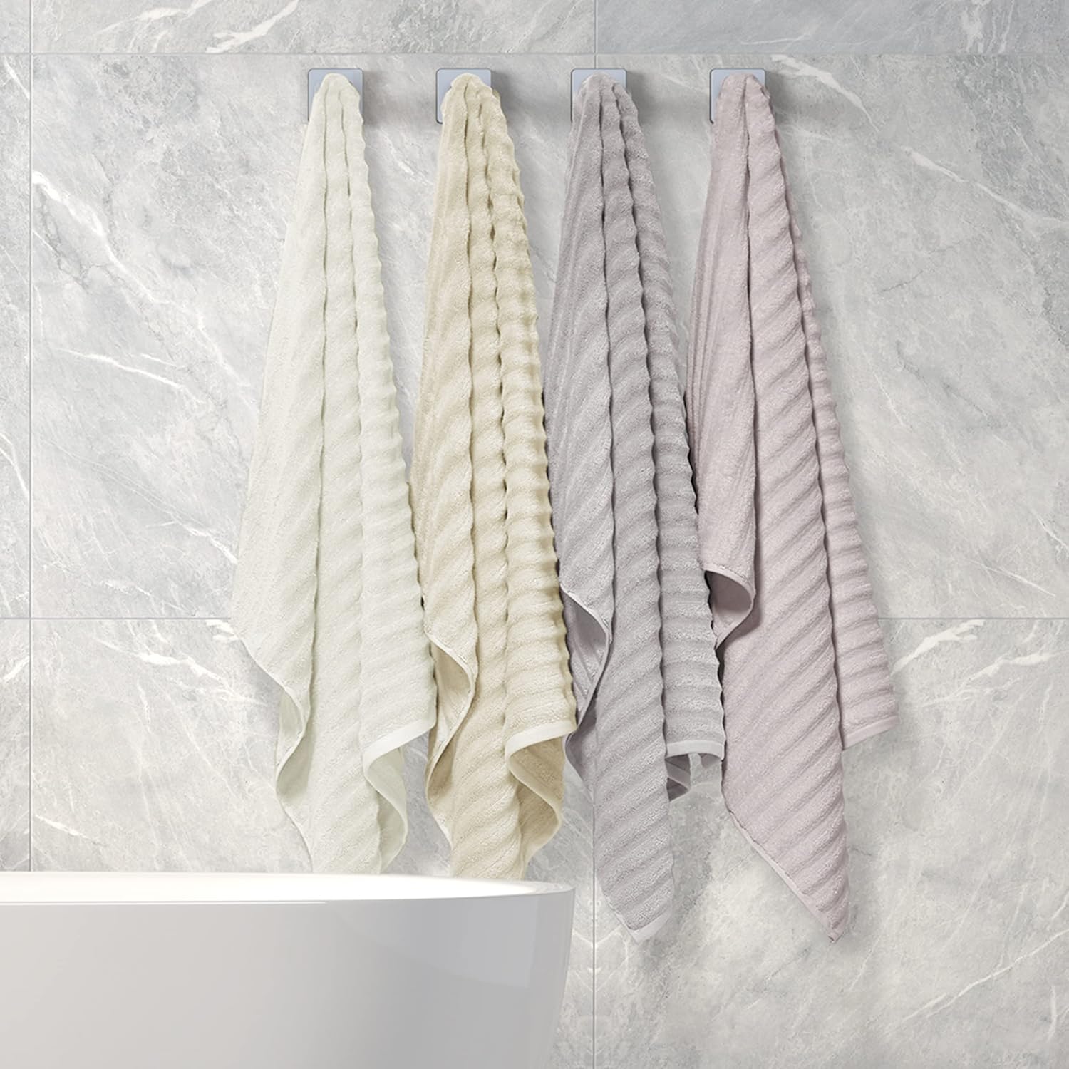 Five Queens Court Crete 13X13 Linen Washcloth Set
