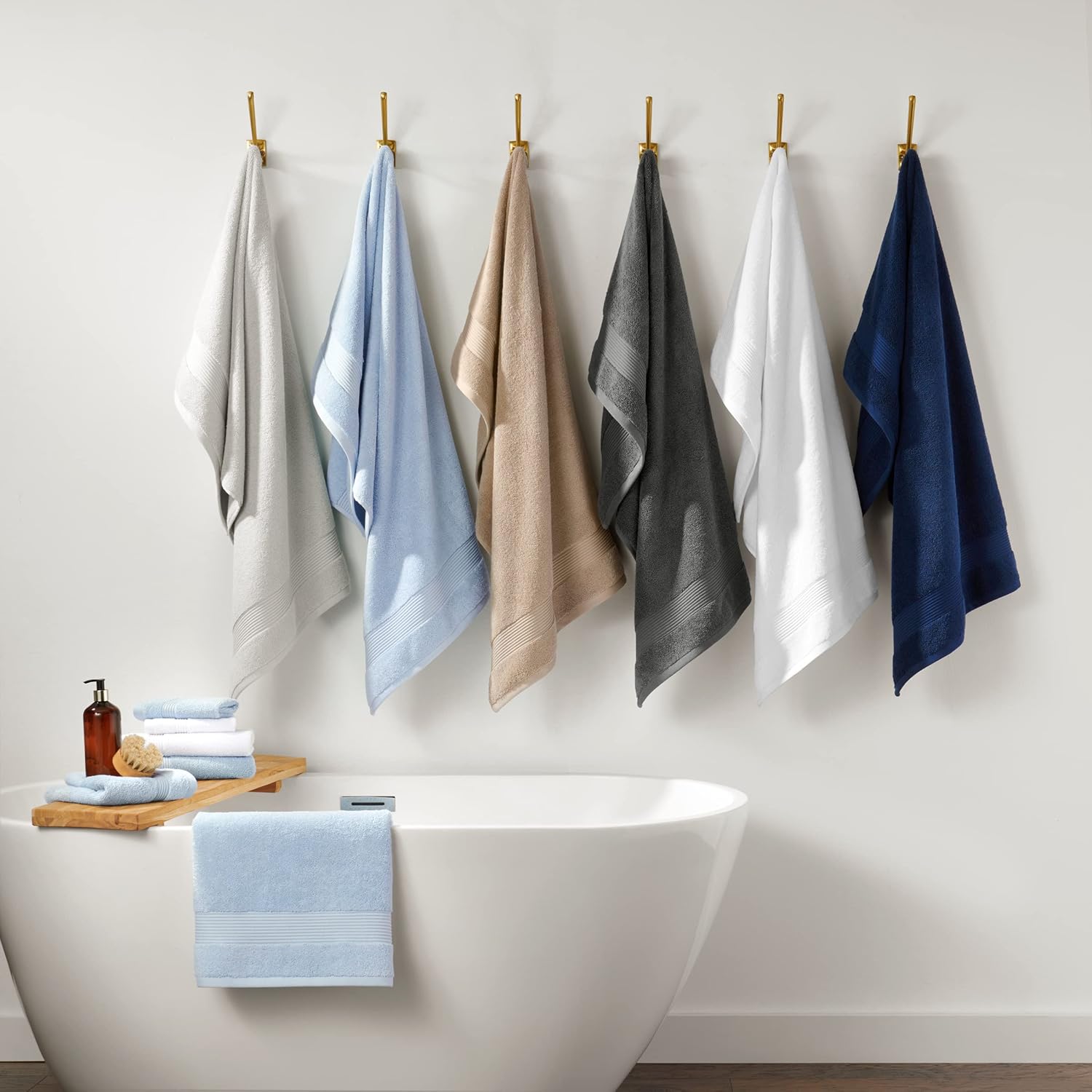 Luxury Soft Absorbent Bath Washcloths for Hotels Spas Vacation Rentals