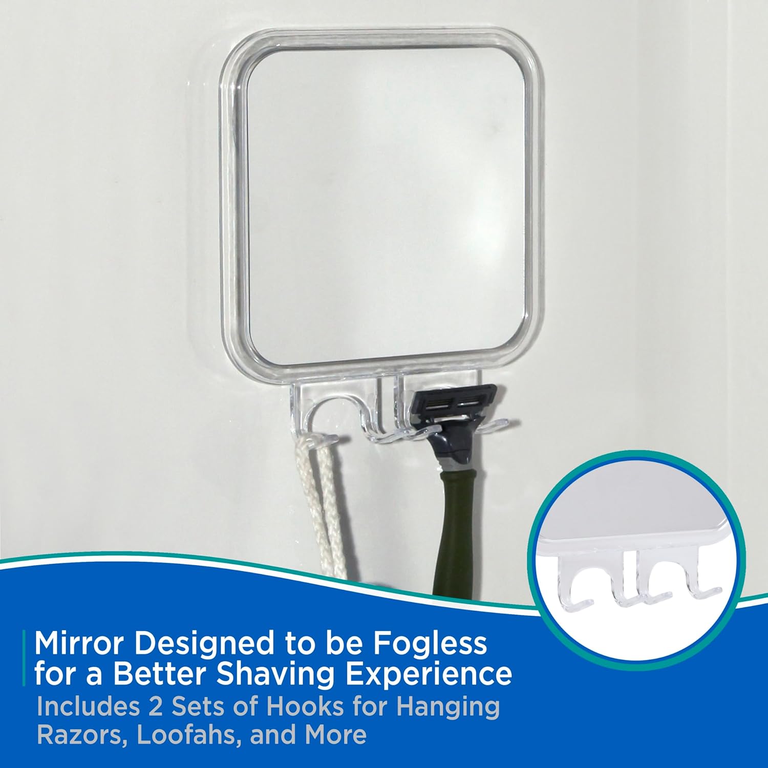 Kenney Fogless Shower Mirror