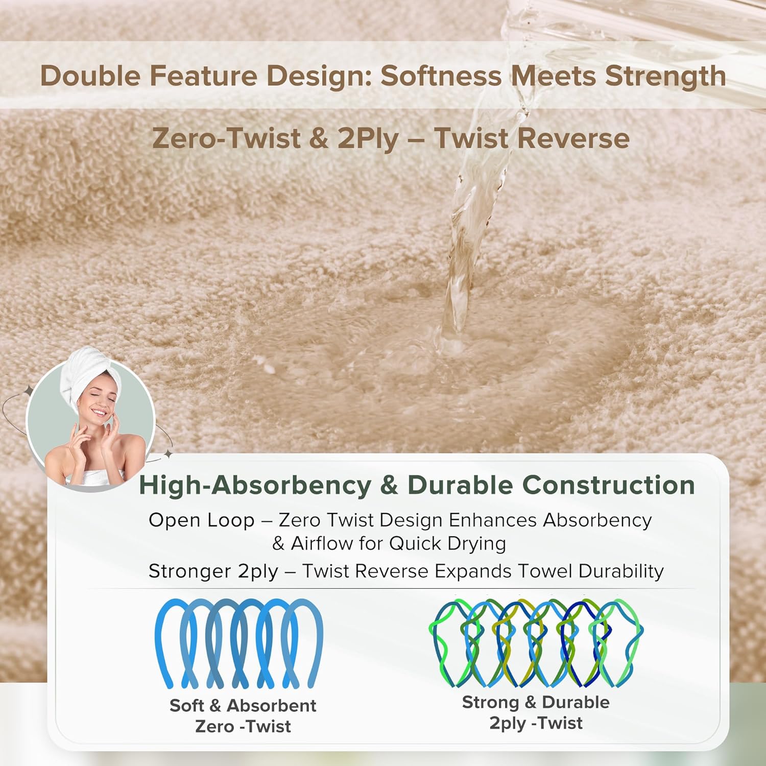 Luxury Cotton Bath Towels