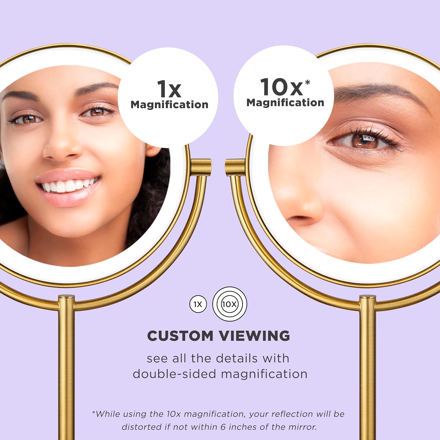 Precision Lighted Make-up Mirror