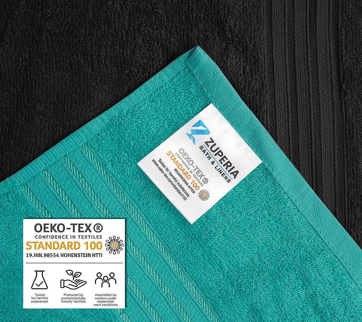 ZUPERIA Multicolor Bath Towels
