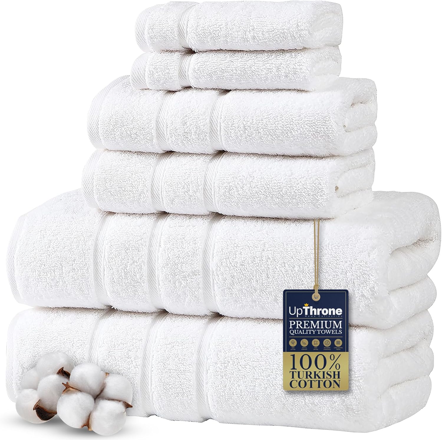 Luxury Turkish Cotton Bath Towel Set