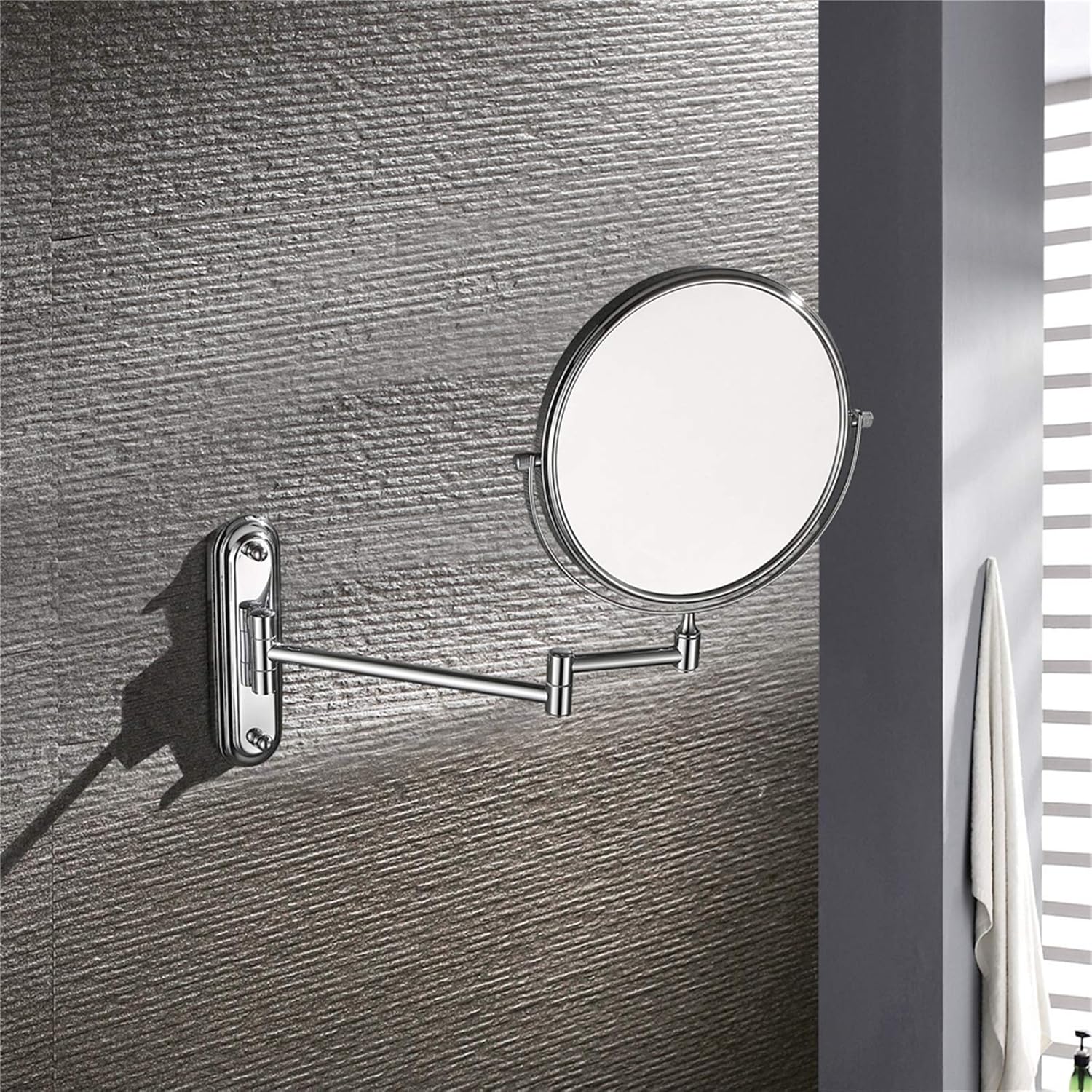 LCARY Portable Travel Rhinestone Vanity Mirror