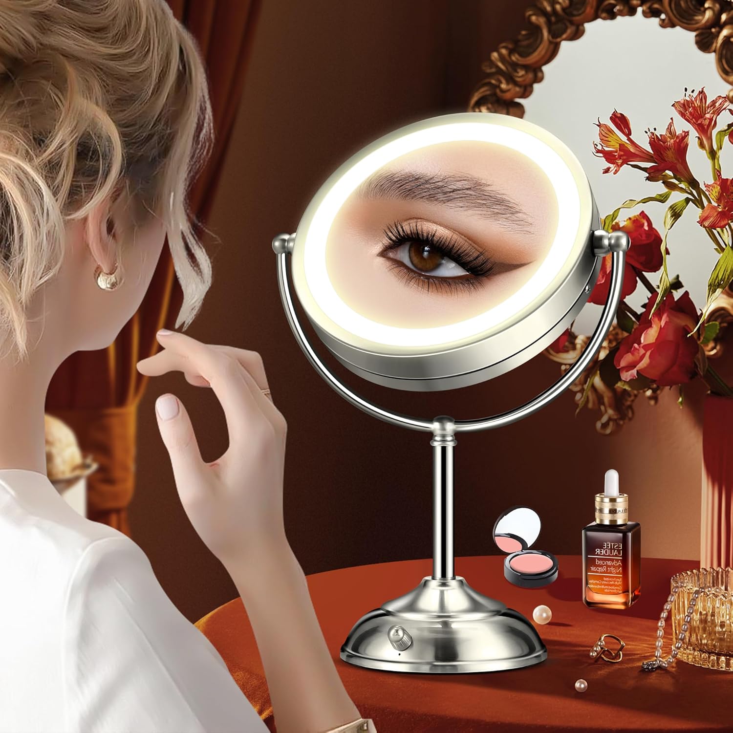 20X Lighted Makeup Mirror