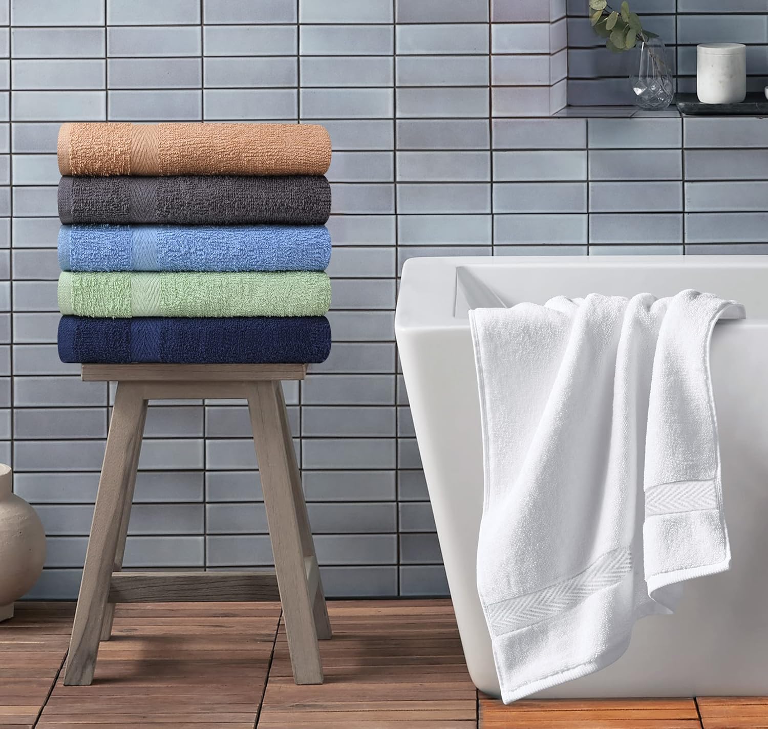 Premium 100 Cotton Bath Towels Set