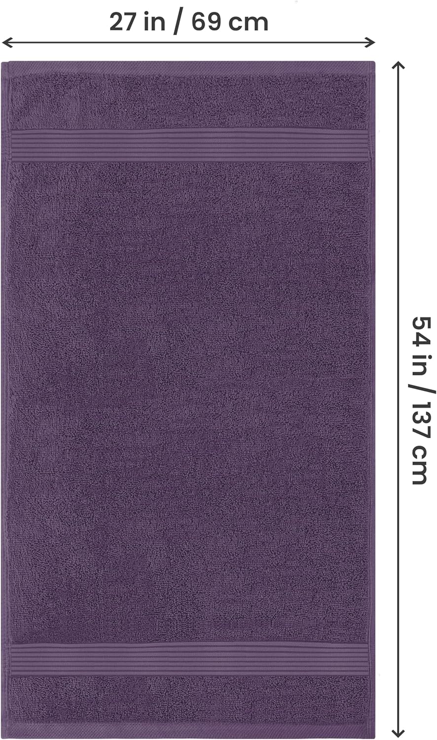 Utopia Towels 4 Pack Bath Towels Set