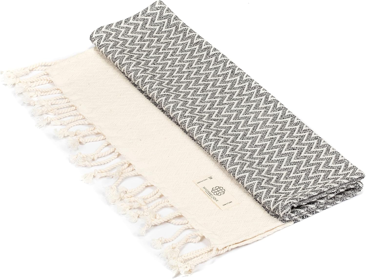 Madamelique Exclusive Hand Towels Set of 2-18x40 Inches