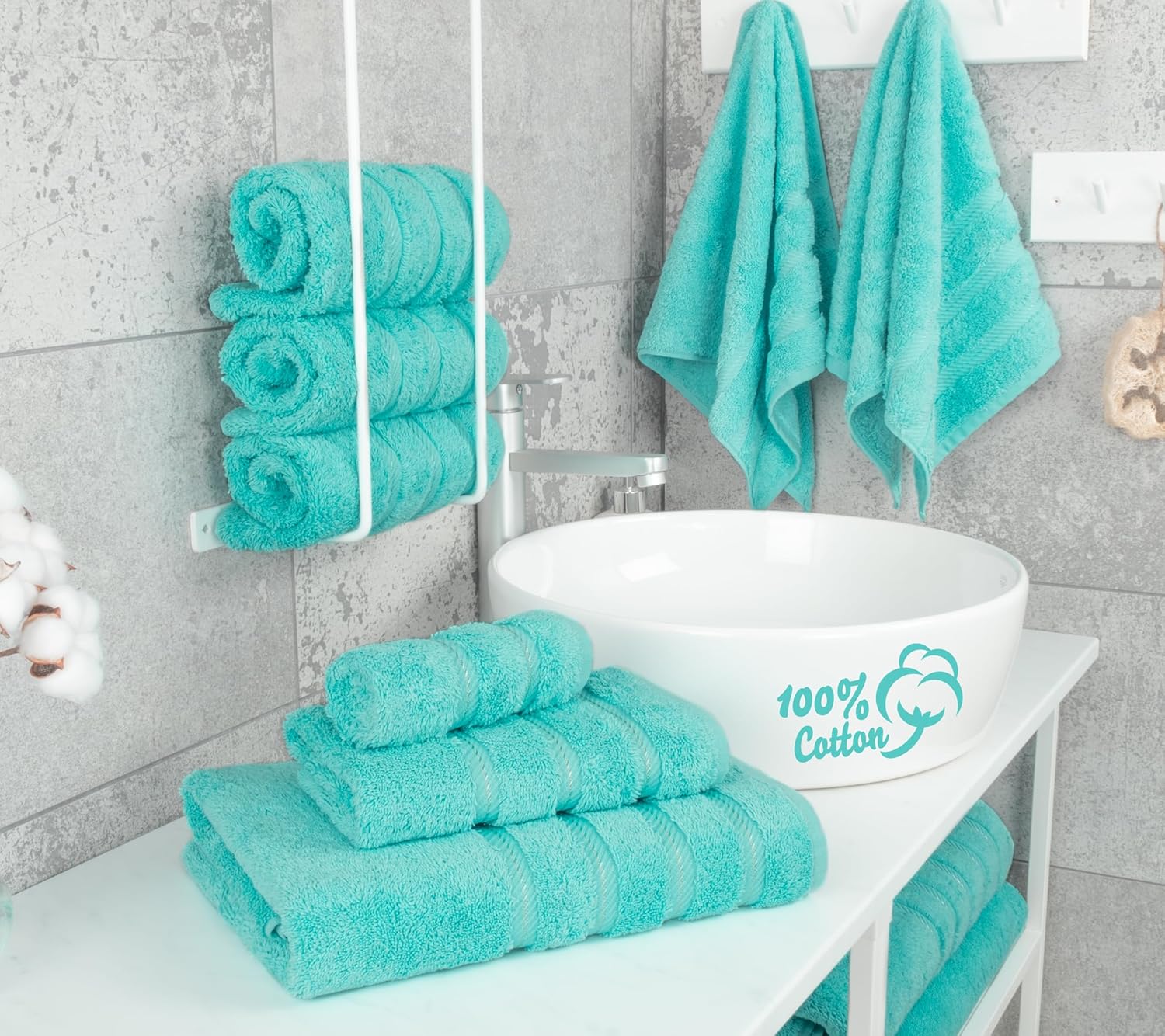 Luxury 6-Piece Towel Set for Bathroom