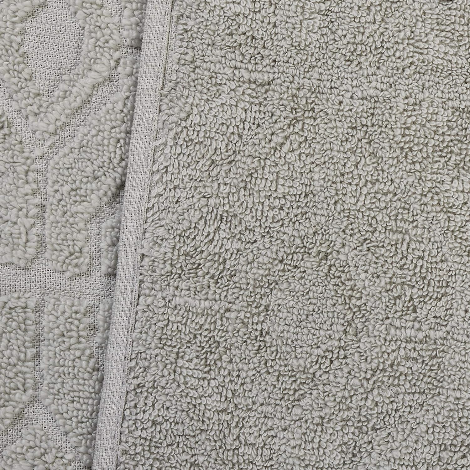 Amrapur Overseas 6-Piece Yarn Dyed Diamond Gate Jacquard Towel Set Seafoam