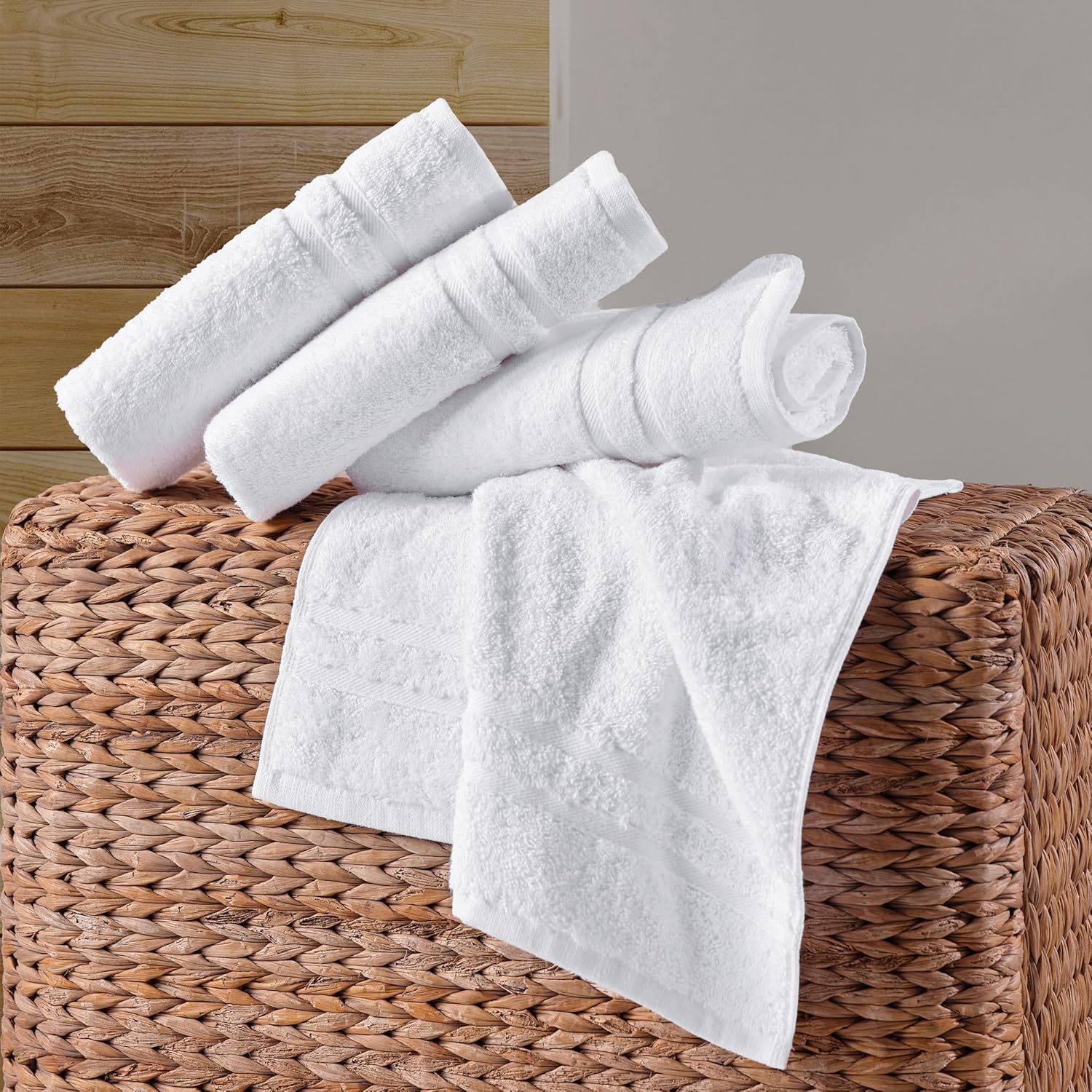 Luxurious Turkish Cotton Hand Towels Set for Bathroom Beyond