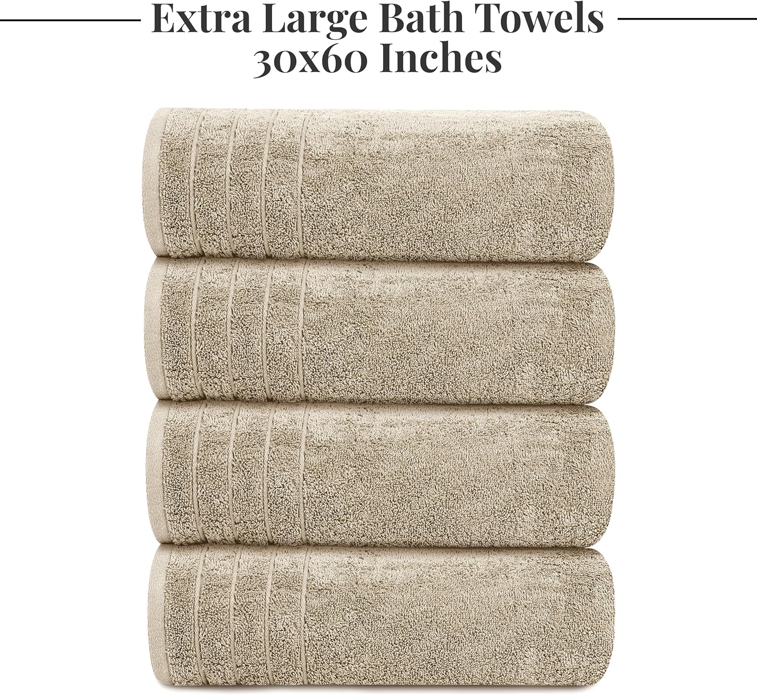 Extra Large Bath Towels for Comfort