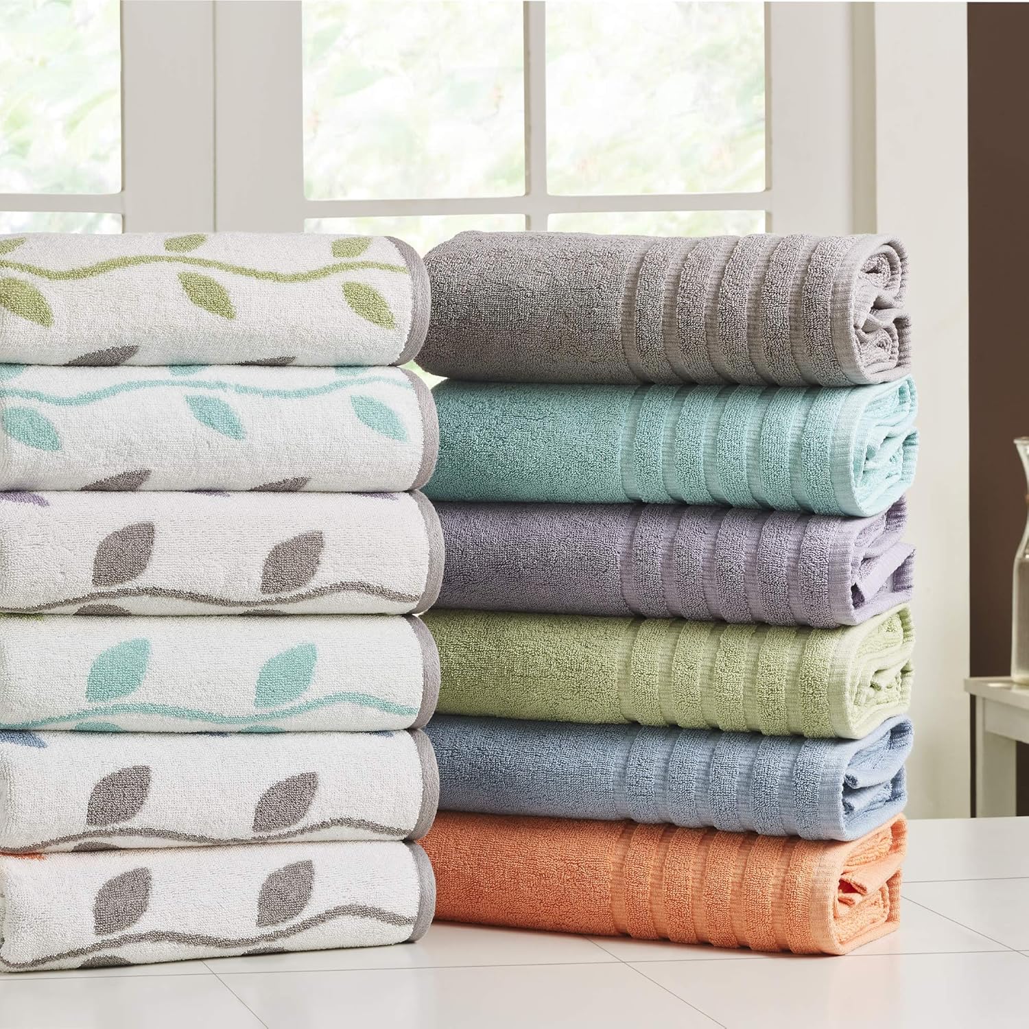 Amrapur 6-Piece Organic Cotton Gloves Towels Set