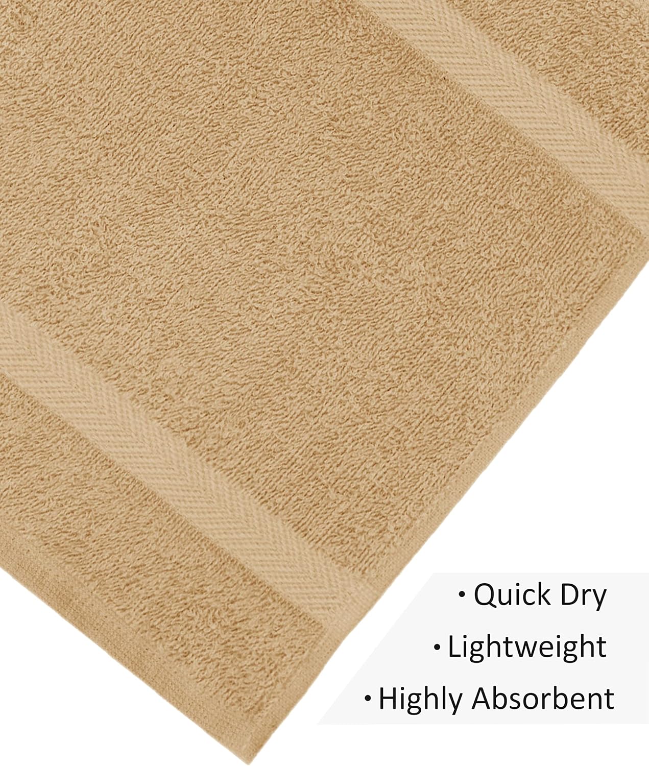 Luxury 27x52 Bath Towels Set - Premium Ultra-Soft 100 Cotton Elegance Bathtazurecom
