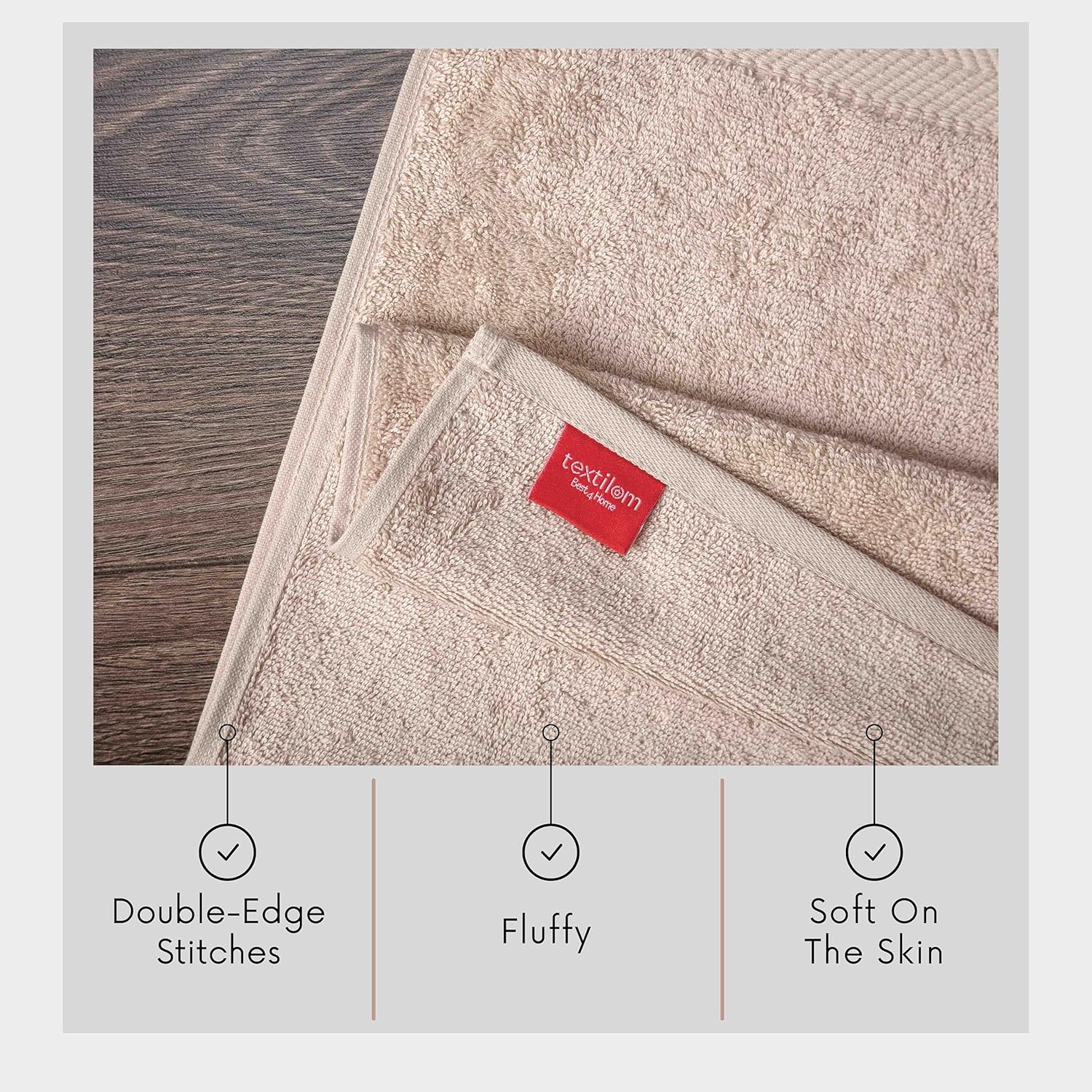Luxury 100 Turkish Cotton Bath Towels Set