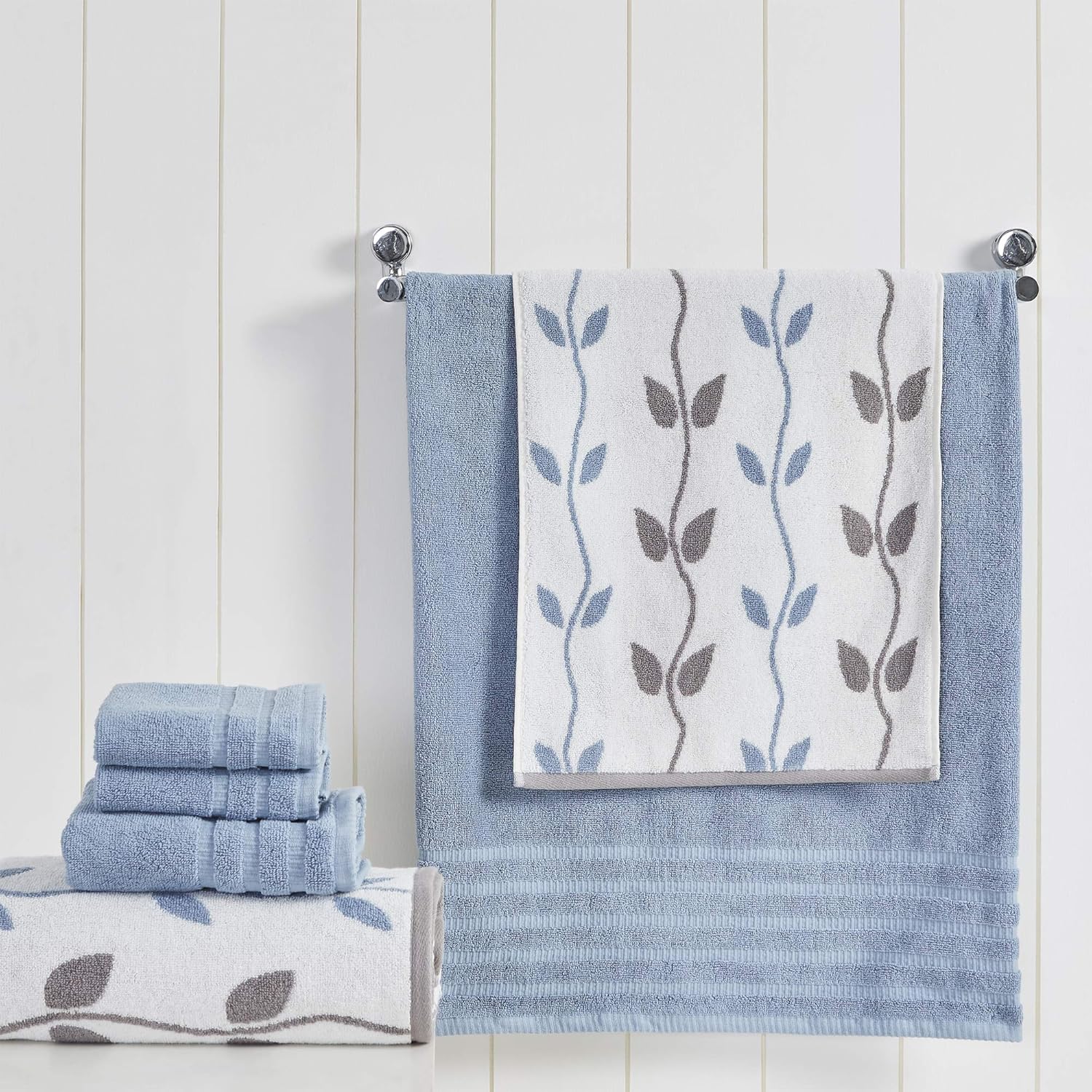 Amrapur 6-Piece Organic Cotton Gloves Towels Set