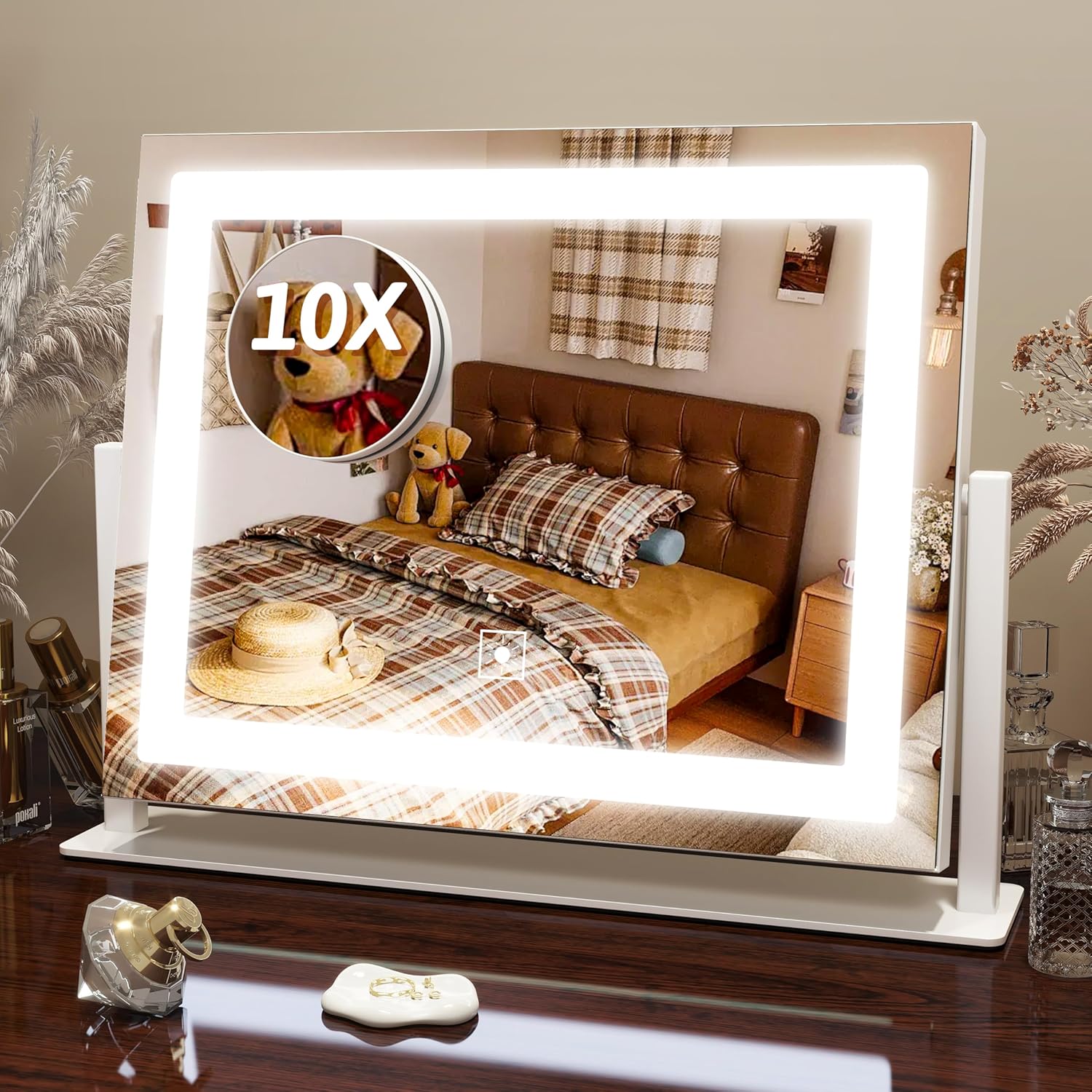 FENNIO Lighted Makeup Mirror