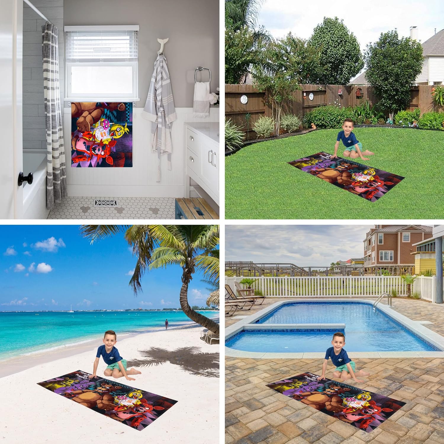 FRANCO KIDS SUPER SOFT CO COAST BEACH TOWEL