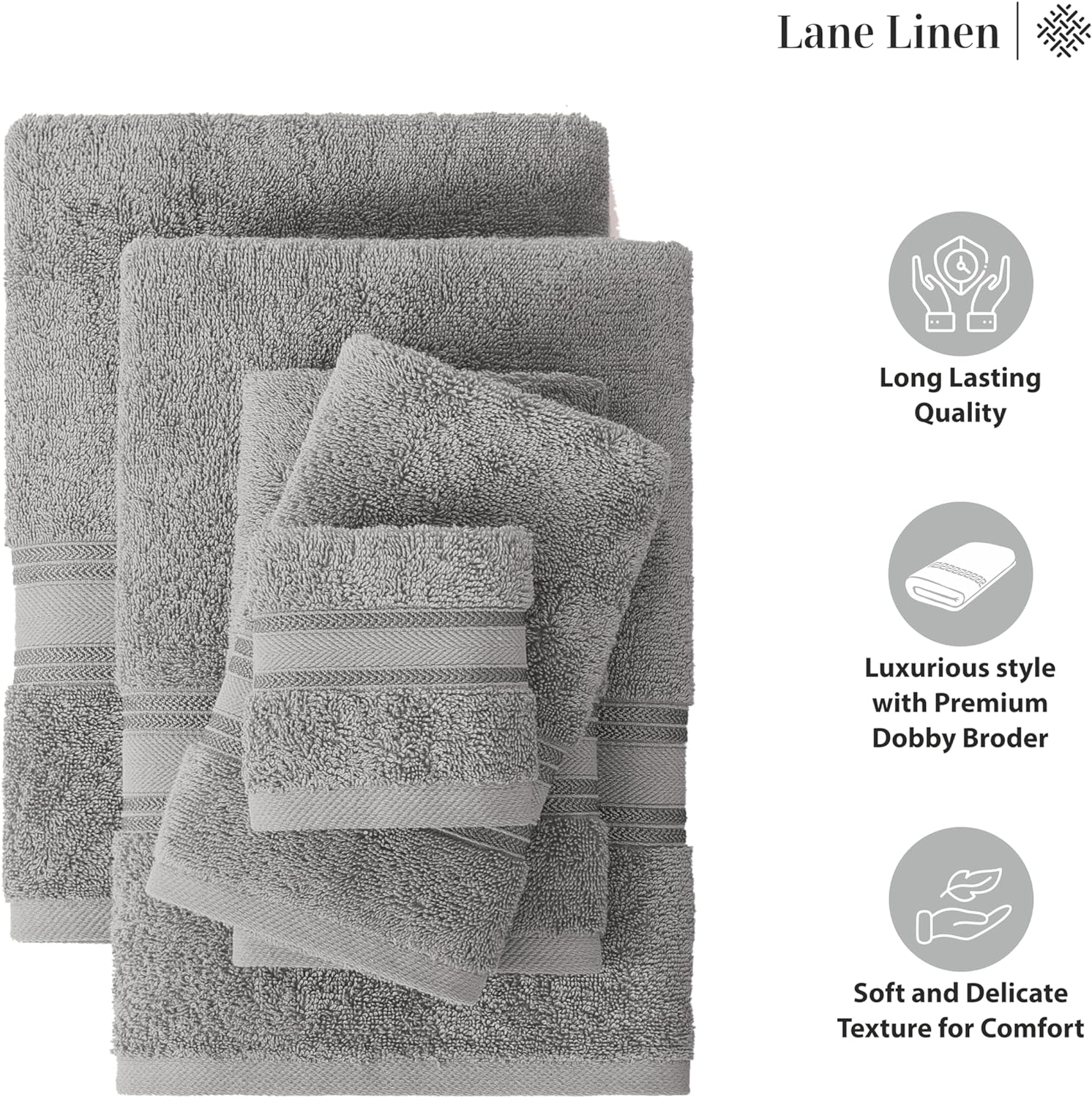 Luxury 12-Piece Bath Towels Set