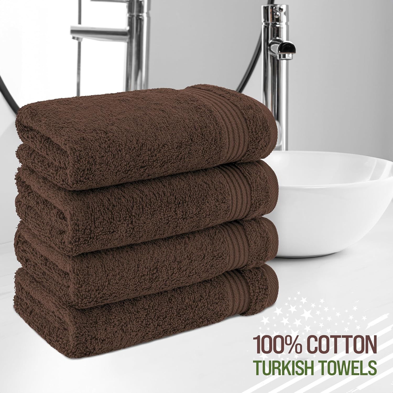 American Veteran Hand Towels Set