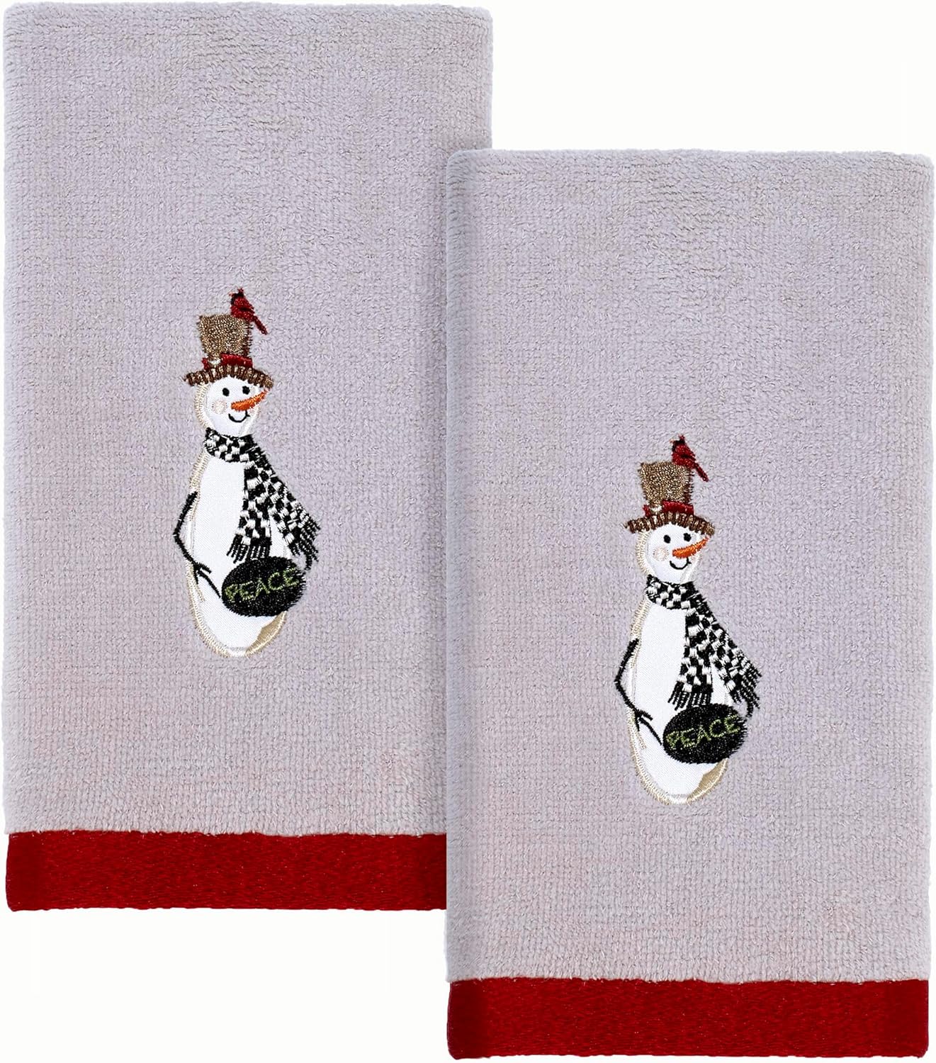 Avanti Linens Country Friends Fingertip Cotton Towels Set of 2