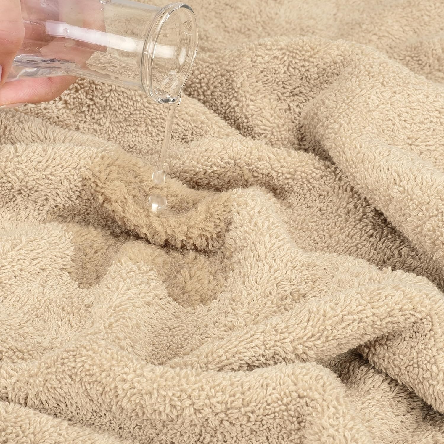 Cotton Paradise 6 Piece Towel Set Beige
