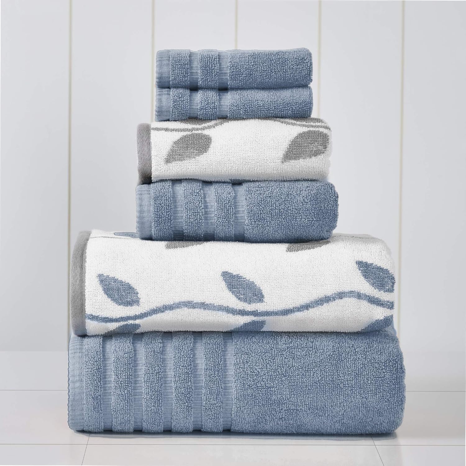 Amrapur 6-Piece Organic Cotton Gloves Towels Set