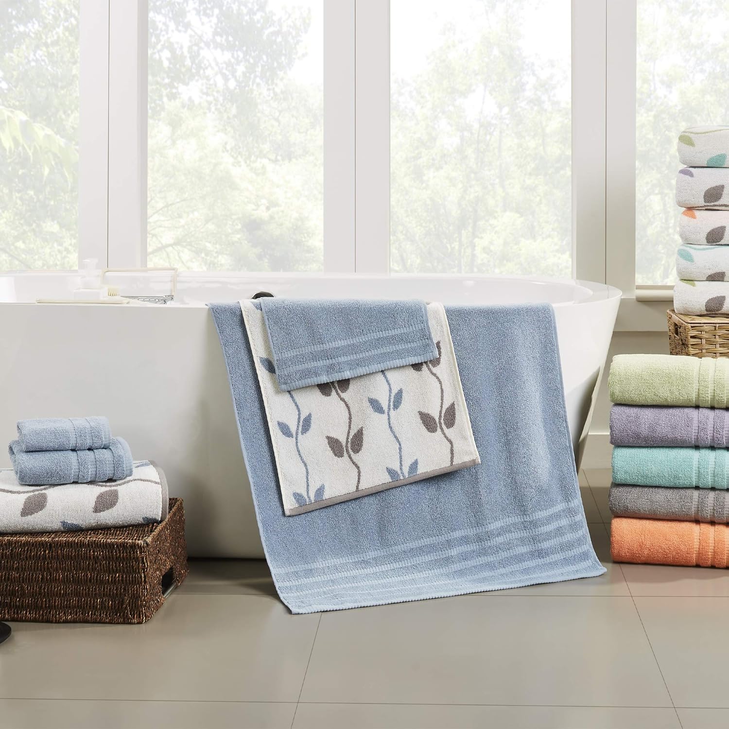 Amrapur 6-Piece Organic Cotton Gloves Towels Set