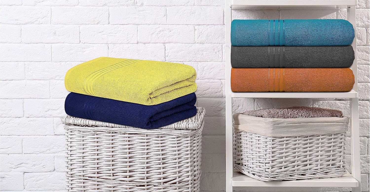 ZUPERIA Multicolor Bath Towels