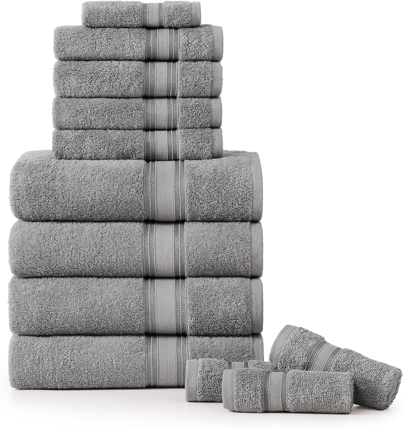Luxury 12-Piece Bath Towels Set