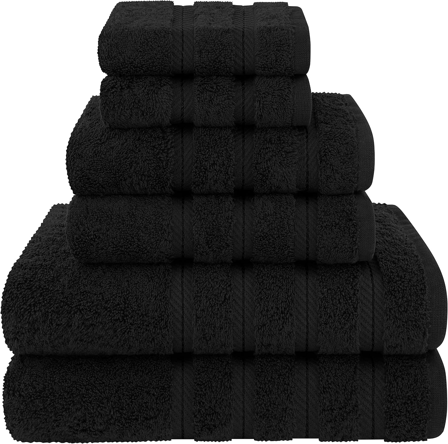 American Soft Linen Luxury 6-Piece Bathroom Towel Set
