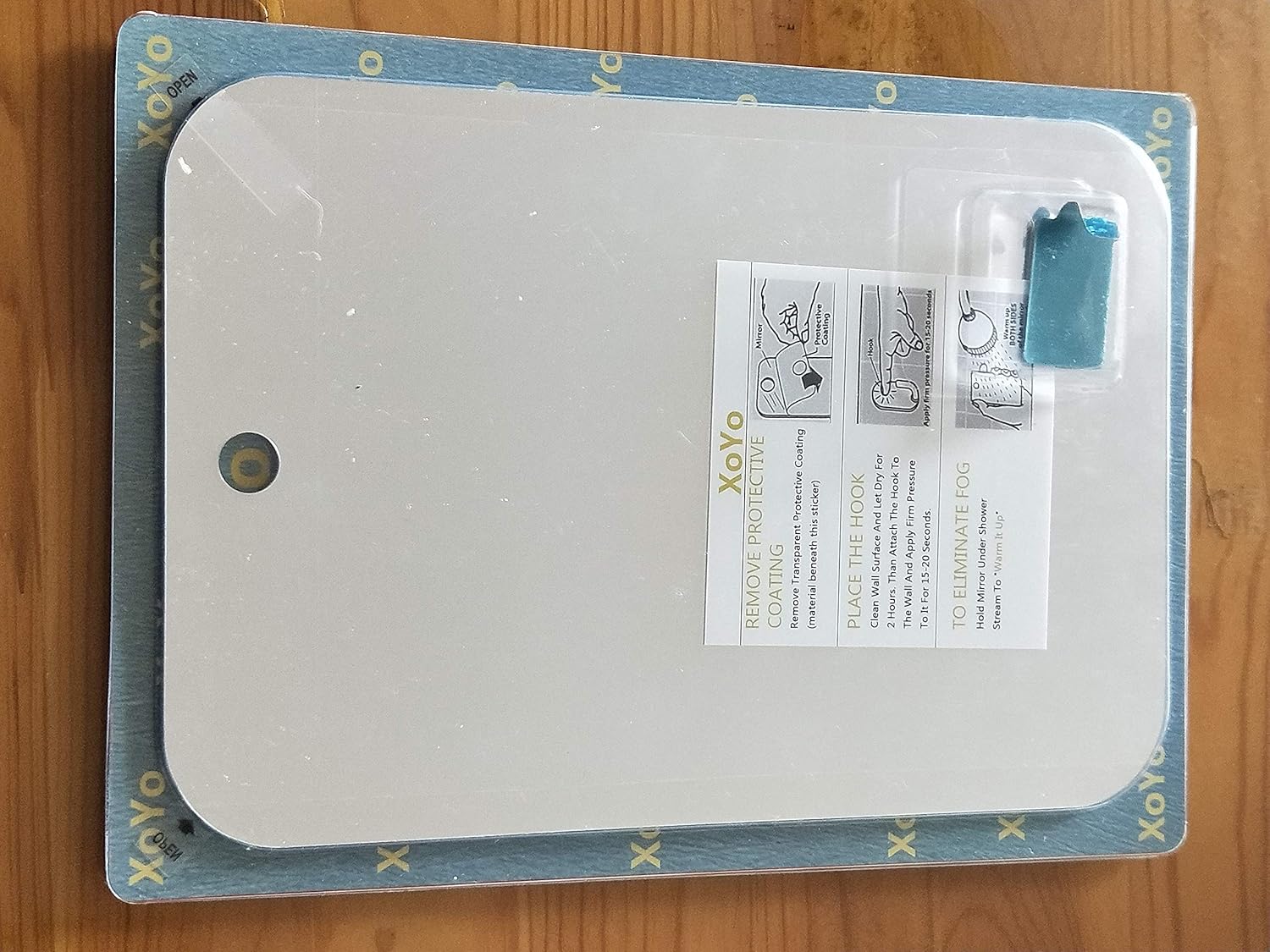Fog-Free Shower Mirror Set LargeSmall