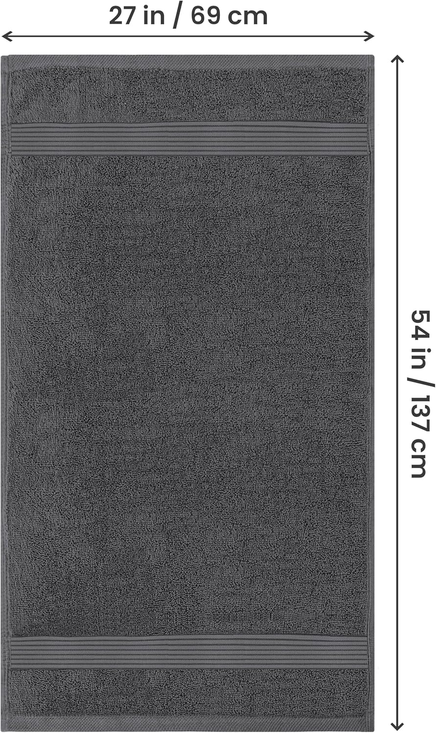 Utopia 4-Pack Bath Towels Set