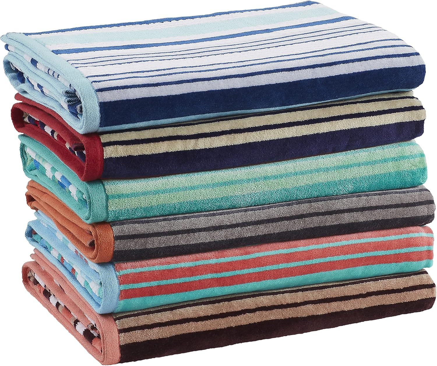 100 Cotton Oversized Beach Towels Set of 2