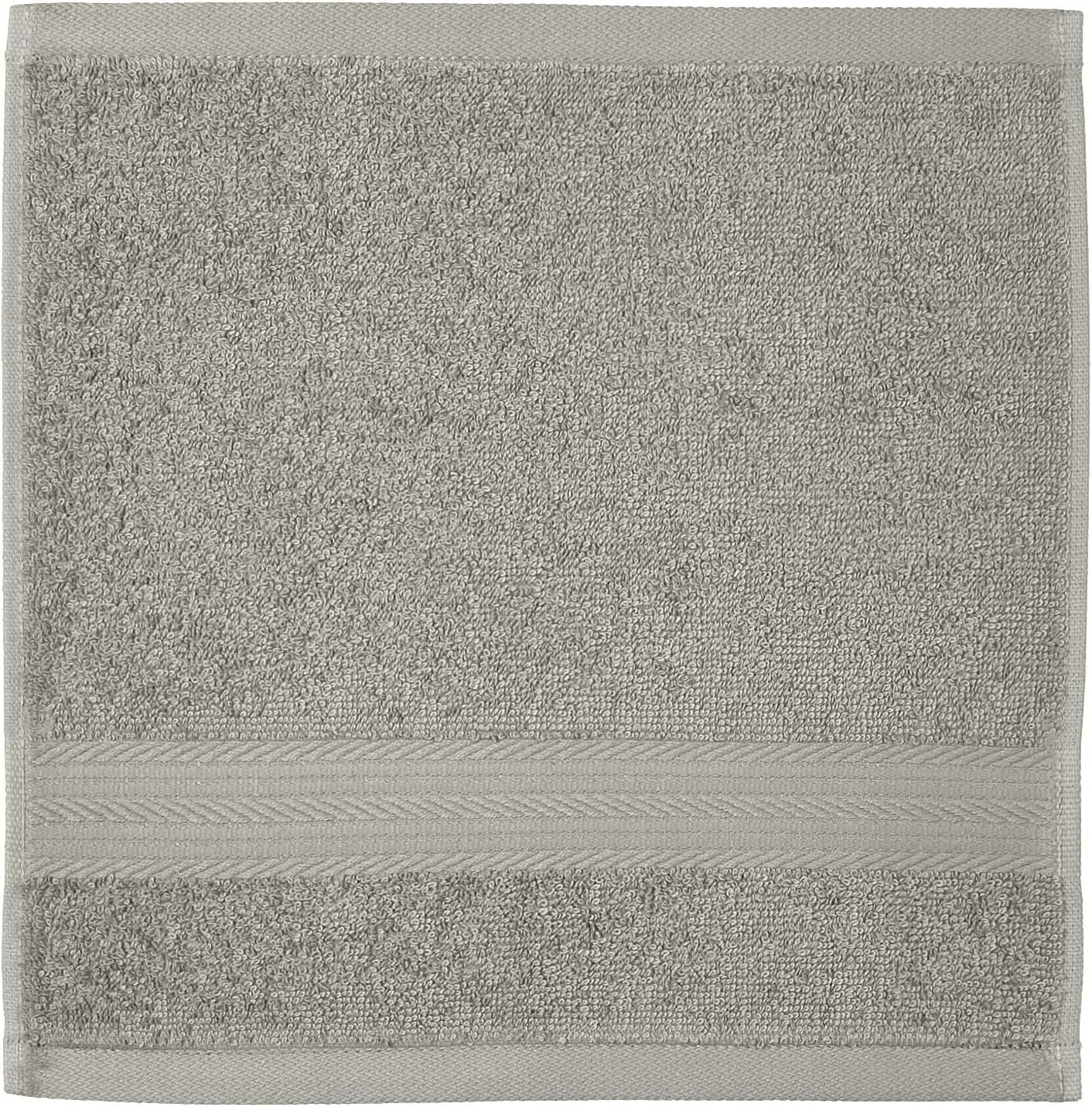 12-Piece Cotton Washcloths for Face Soft and Absorbent 12x12