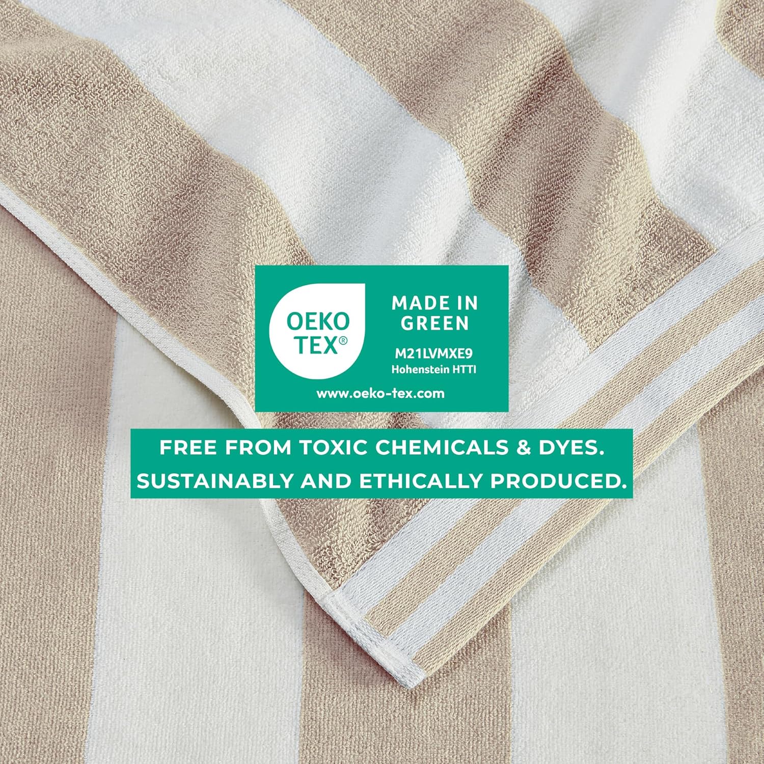 Great Bay Home 100 Cotton Velour Beach Towels 4 Pack
