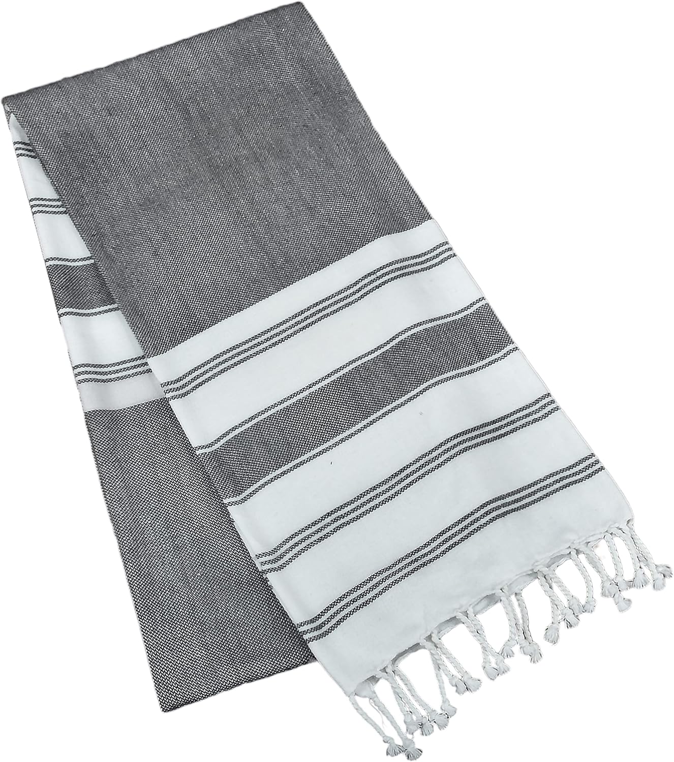6 Count Nautical Stripe Cotton Beach Towels
