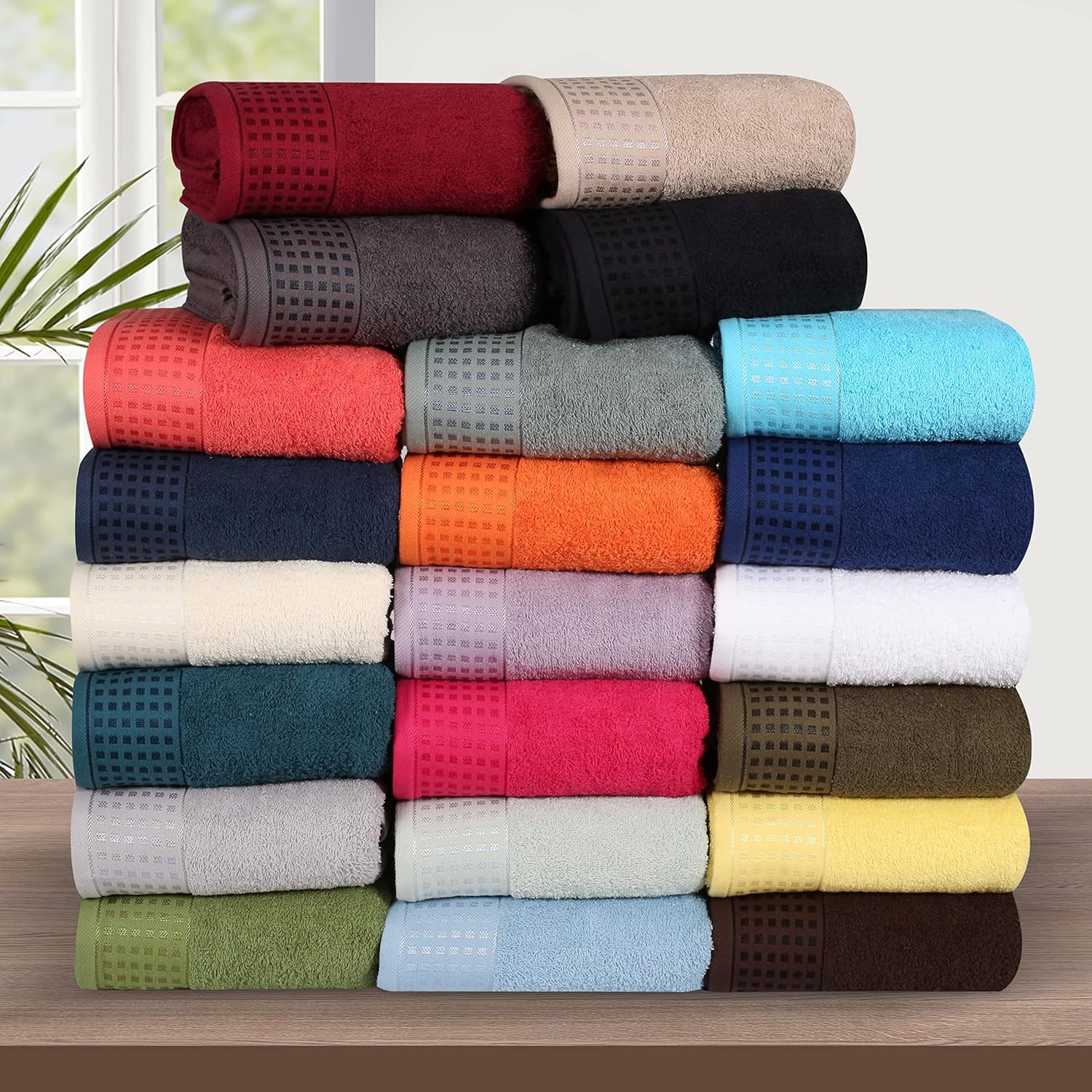 Luxury 100 Cotton Bath Towels Set