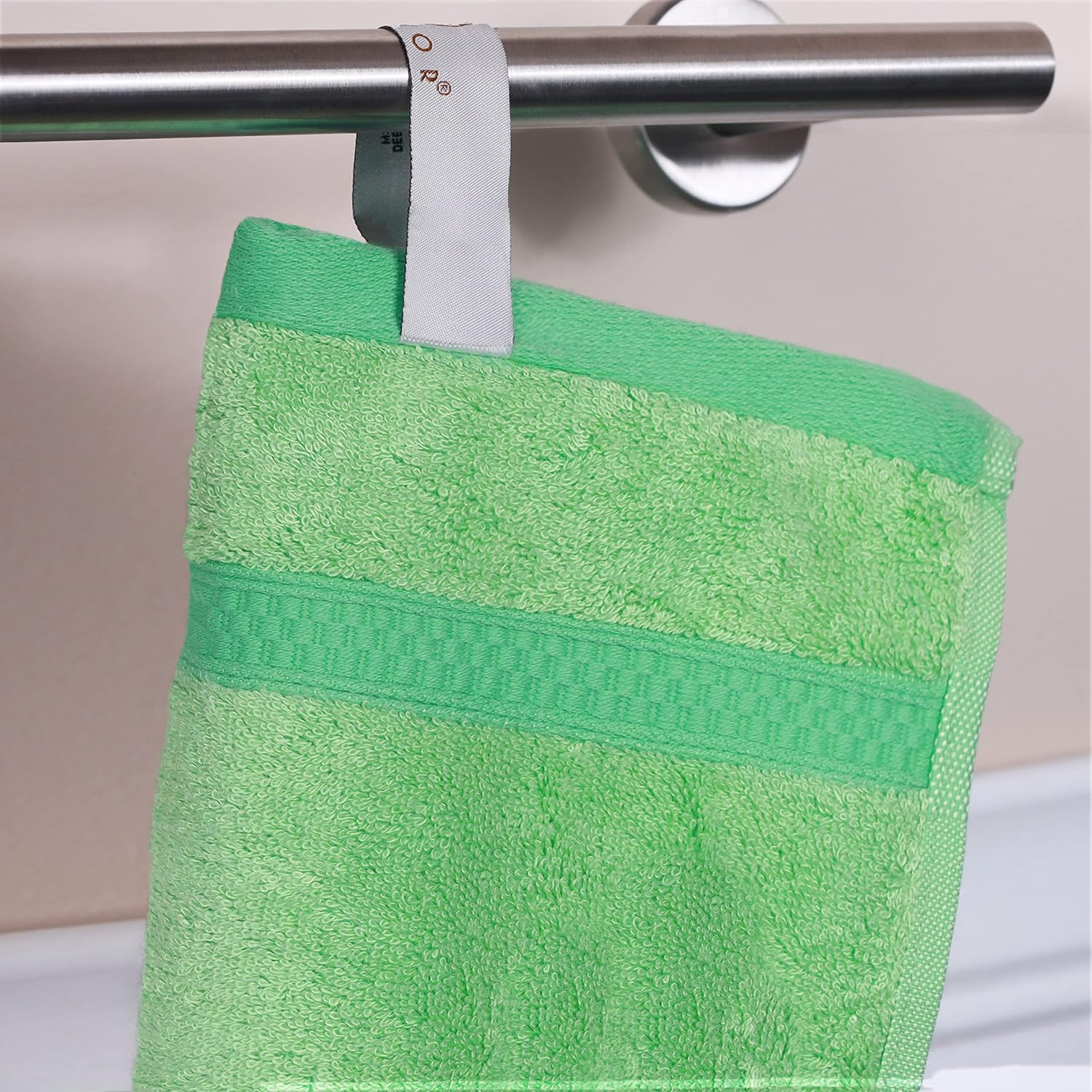 6-Piece Superior Towel Set Rayon from Bamboo Cotton Blend